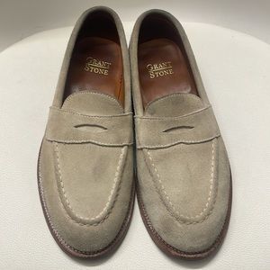 Grant Stone suede loafer